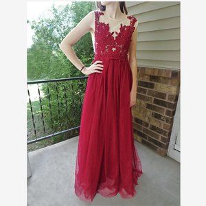 Gorgeous Backless Long Evening Prom Party Dress